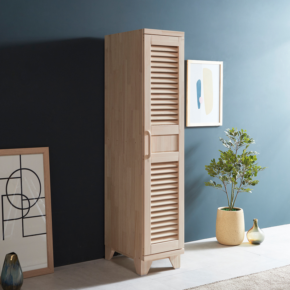 [케이컴퍼니] 리얼트리, 편백나무 원목갤러리 400반장 (옷장,이불장,선반장)